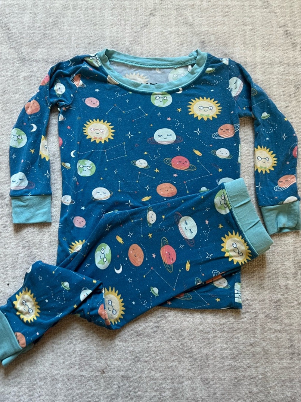 Little Sleepies OG Space Bamboo Two-Piece LS Pajamas (12-18 months)